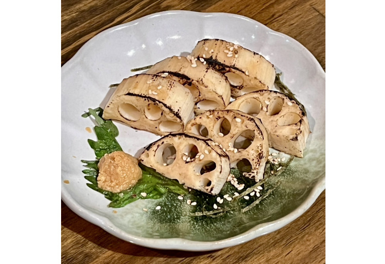 山ワサビと焼レンコン