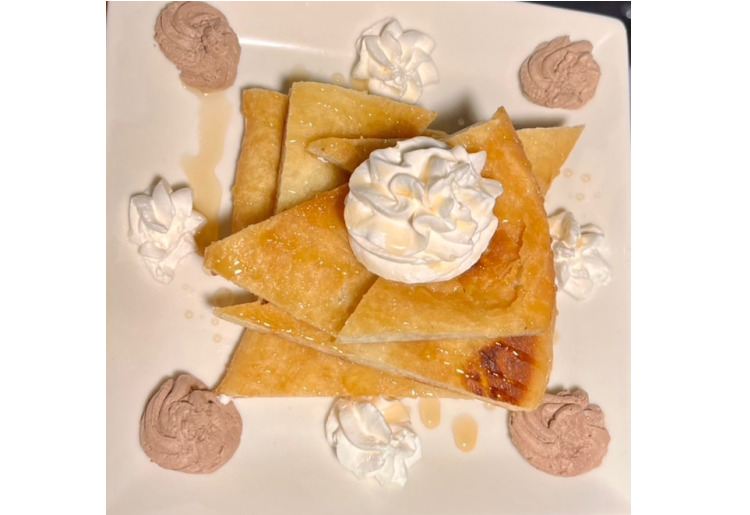 ナンを使用したアイスナンケーキ